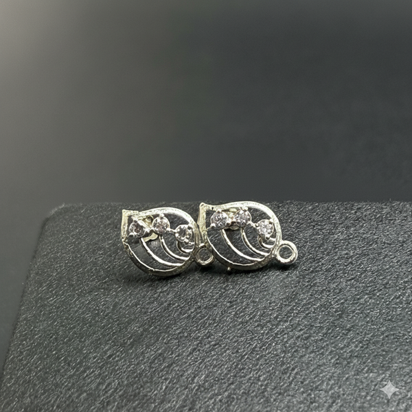 Vintage Stylized Leaf Earrings