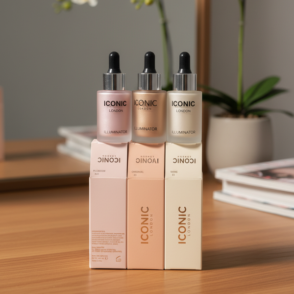 Iconic London Illuminator Highlighter Drops – Ultra Glow Liquid Highlighter For Radiant, Luminous Skin Finish